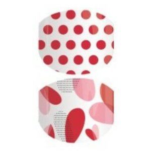 Jamberry Nail Wraps - Fluttering Hearts Junior